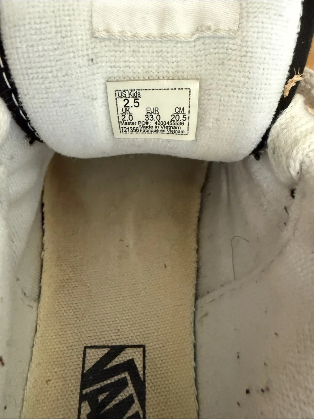 Vans kids skate